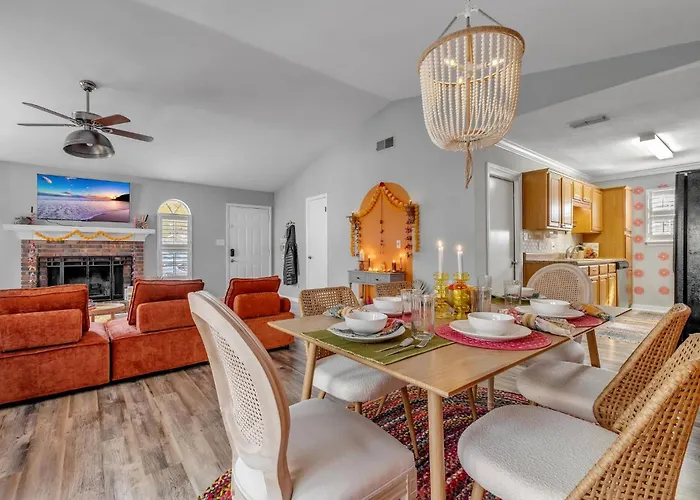 Сasa de vacaciones Boho Indian Oasis: 3bd - Pool - Tranquil Retreat Tallahassee
