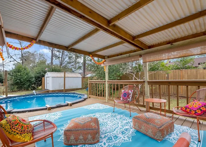 Сasa de vacaciones Boho Indian Oasis: 3bd - Pool - Tranquil Retreat Tallahassee
