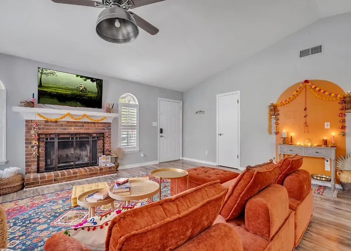 Сasa de vacaciones Boho Indian Oasis: 3bd - Pool - Tranquil Retreat Tallahassee